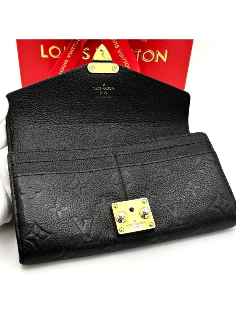 Louis Vuitton Wallet Monogram Empreinte Portefeuille Sarah Metis